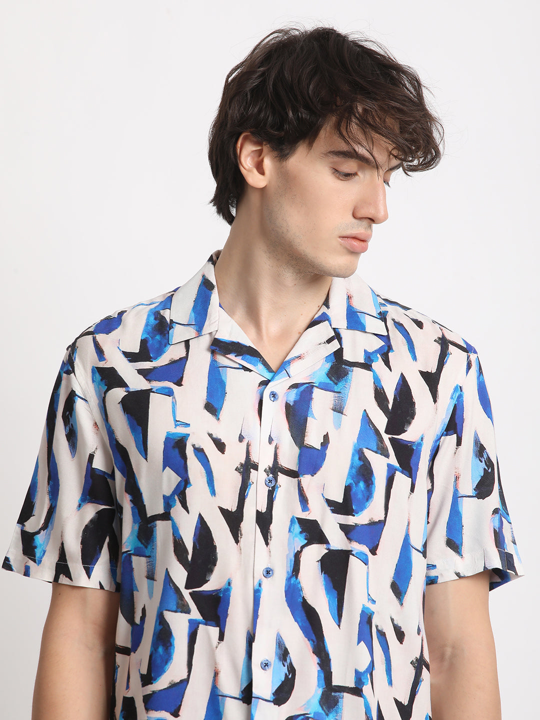 Men Multi-Coloured Printed Regular Fit Casual Shirt