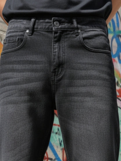 Men Black Stretchable Jeans