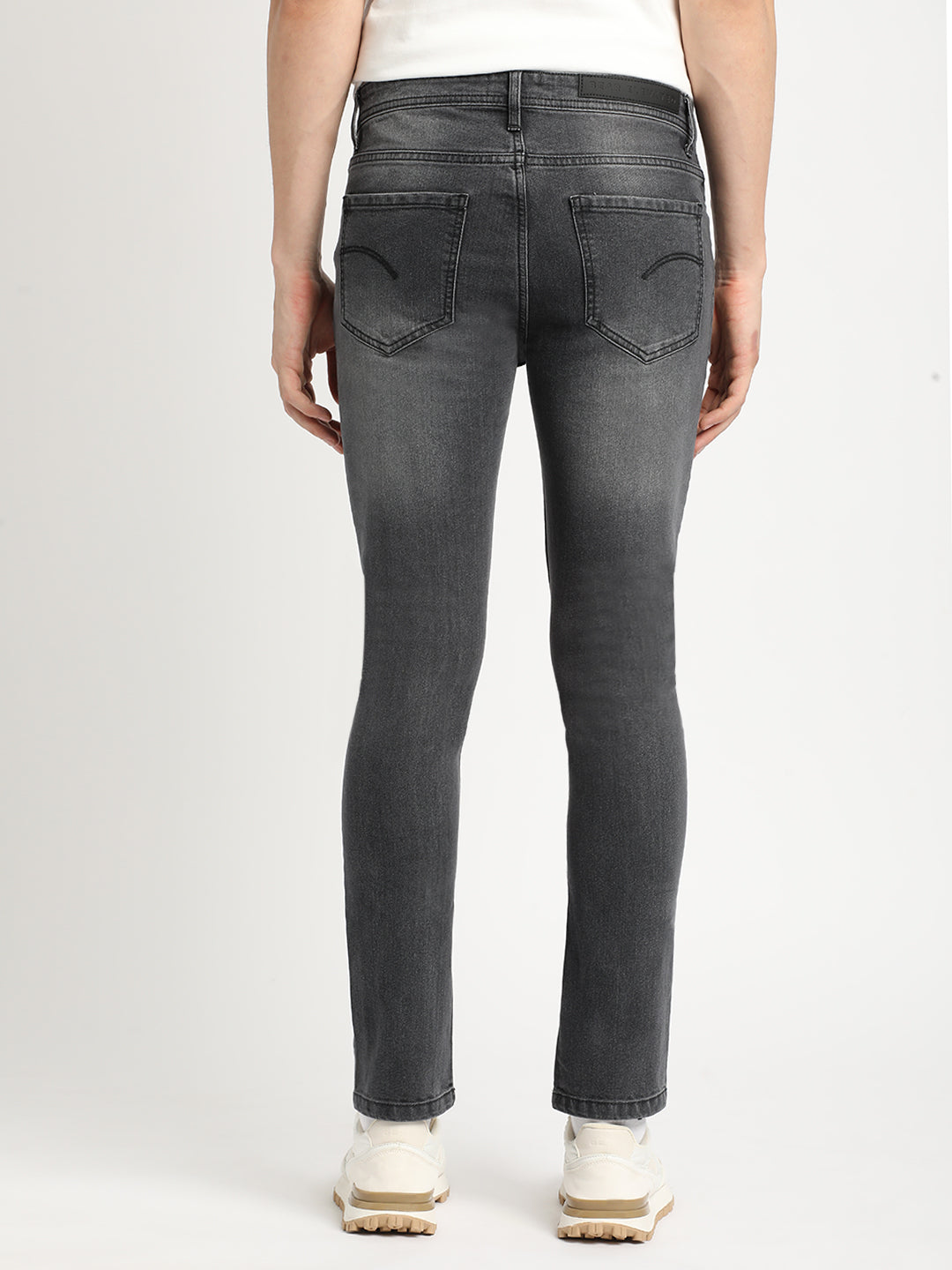 Men Black Mid Rise Slim Fit Jean