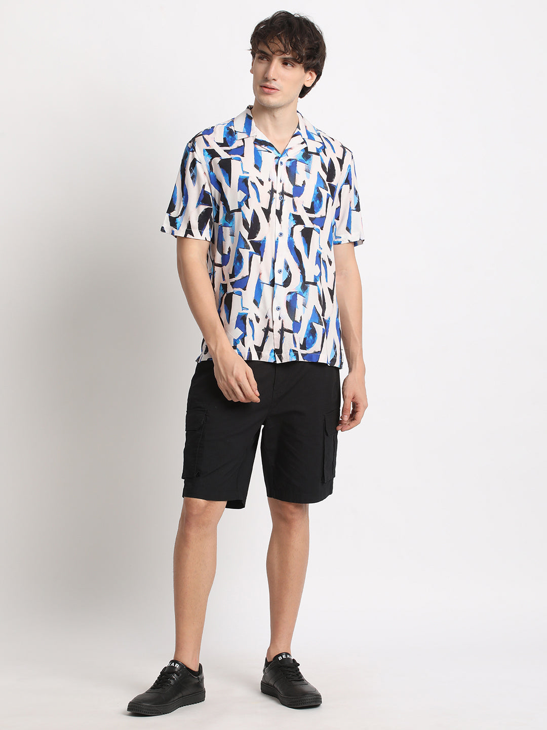Men  Multi-Coloured Printed Regular Fit Casual Shirt