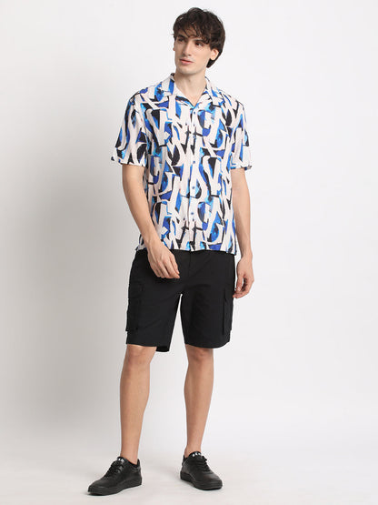 Men  Multi-Coloured Printed Regular Fit Casual Shirt