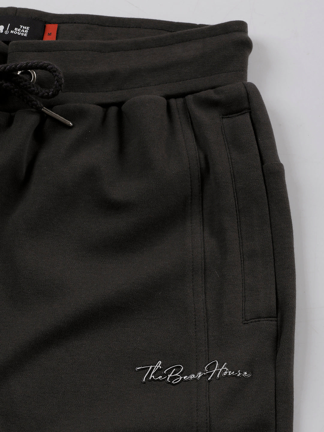 Men Ardor Edition Grey Solid Slim Fit Track Pants