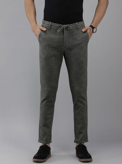 Men Ardor Edition Grey Tapered Fit Chinos