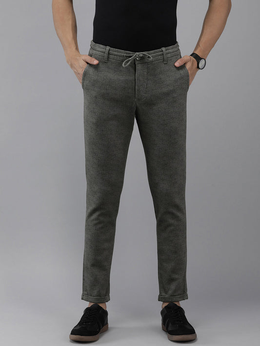 Men Ardor Edition Grey Tapered Fit Chinos