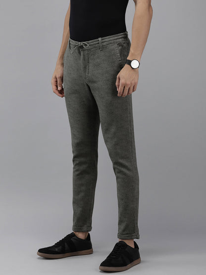 Men Ardor Edition Grey Tapered Fit Chinos
