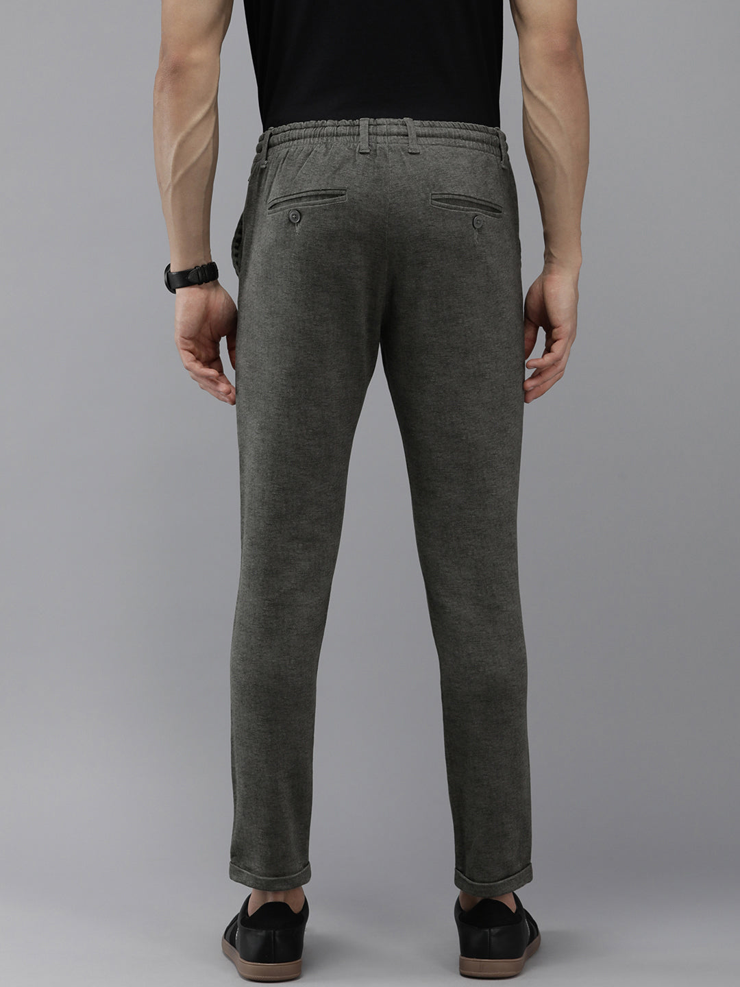 Men Ardor Edition Grey Tapered Fit Chinos