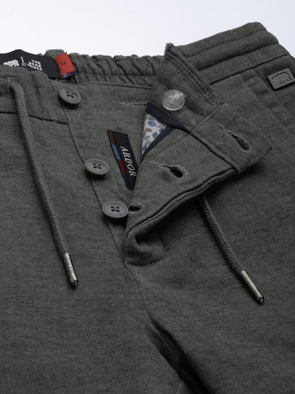 Men Ardor Edition Grey Tapered Fit Chinos